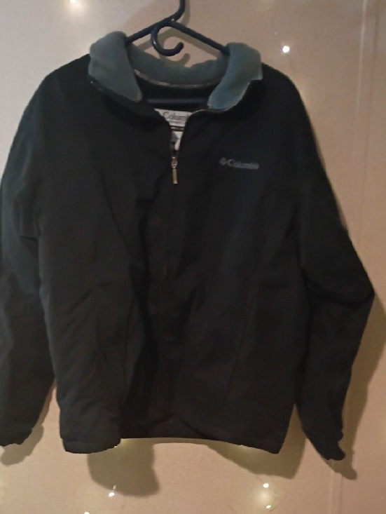 Columbia Other - Columbia Men's Black Jacket with Grey Fleece Collar